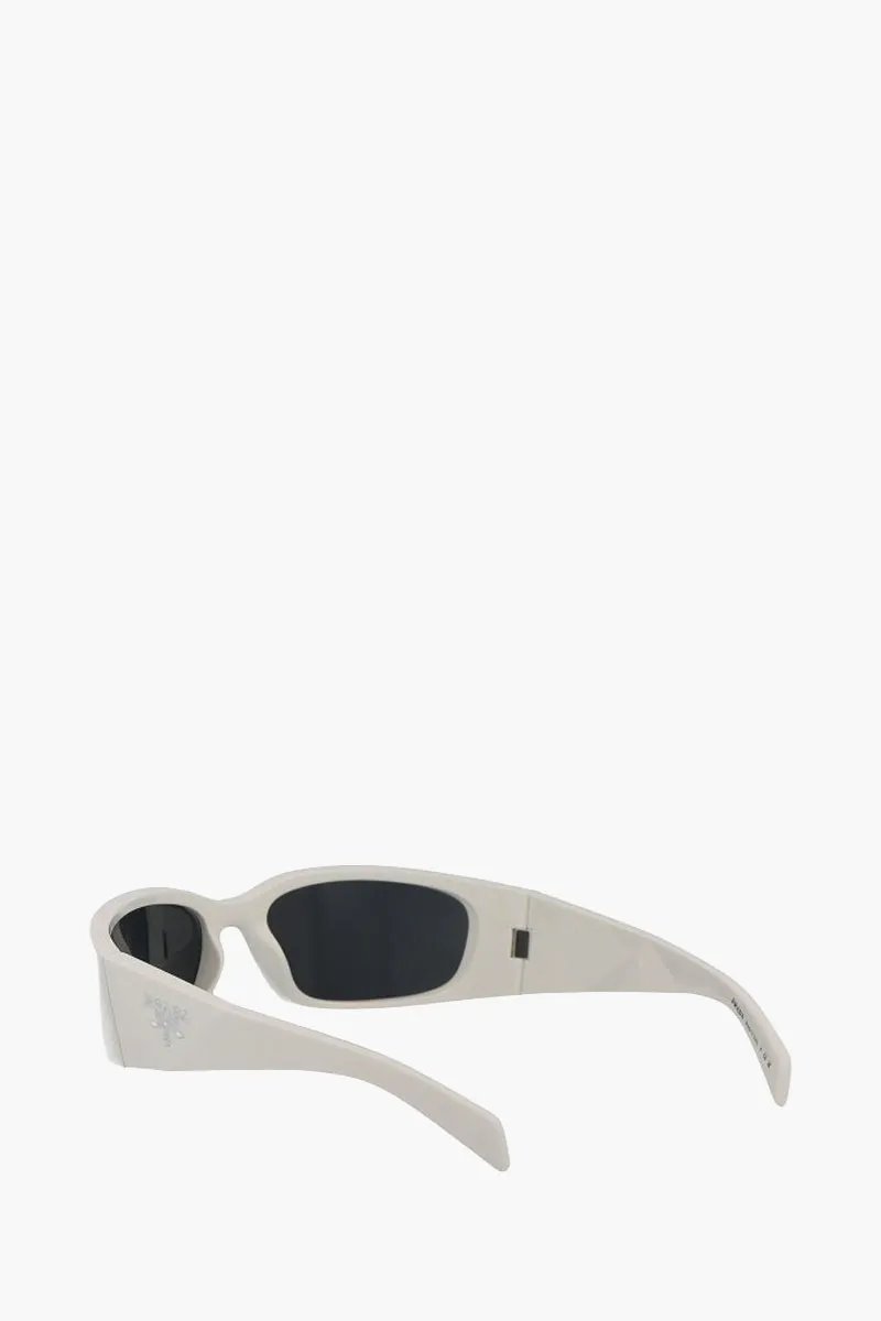 PRADA Men Butterfly Sunglasses in White Acetate 3