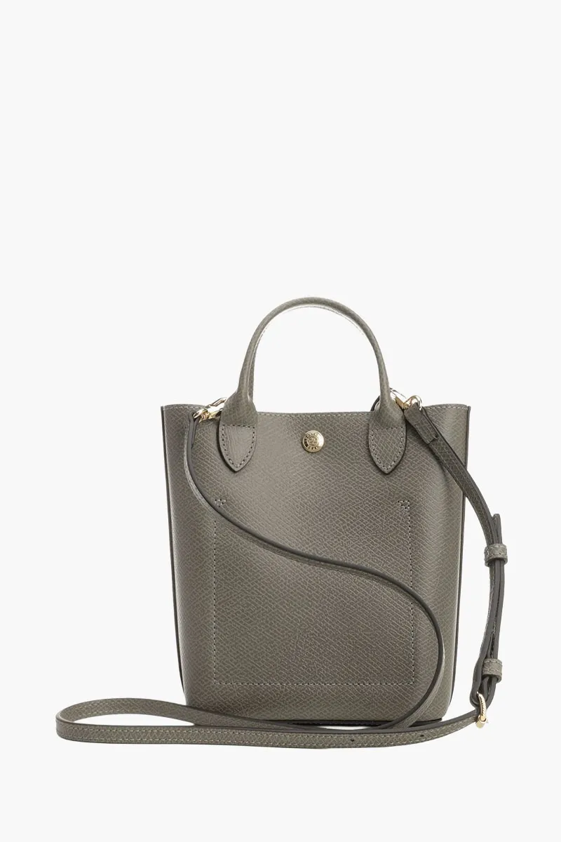 LONGCHAMP Expure XS Tote Bag in Turtledove Leather with Adjustable Shoulder Strap 2