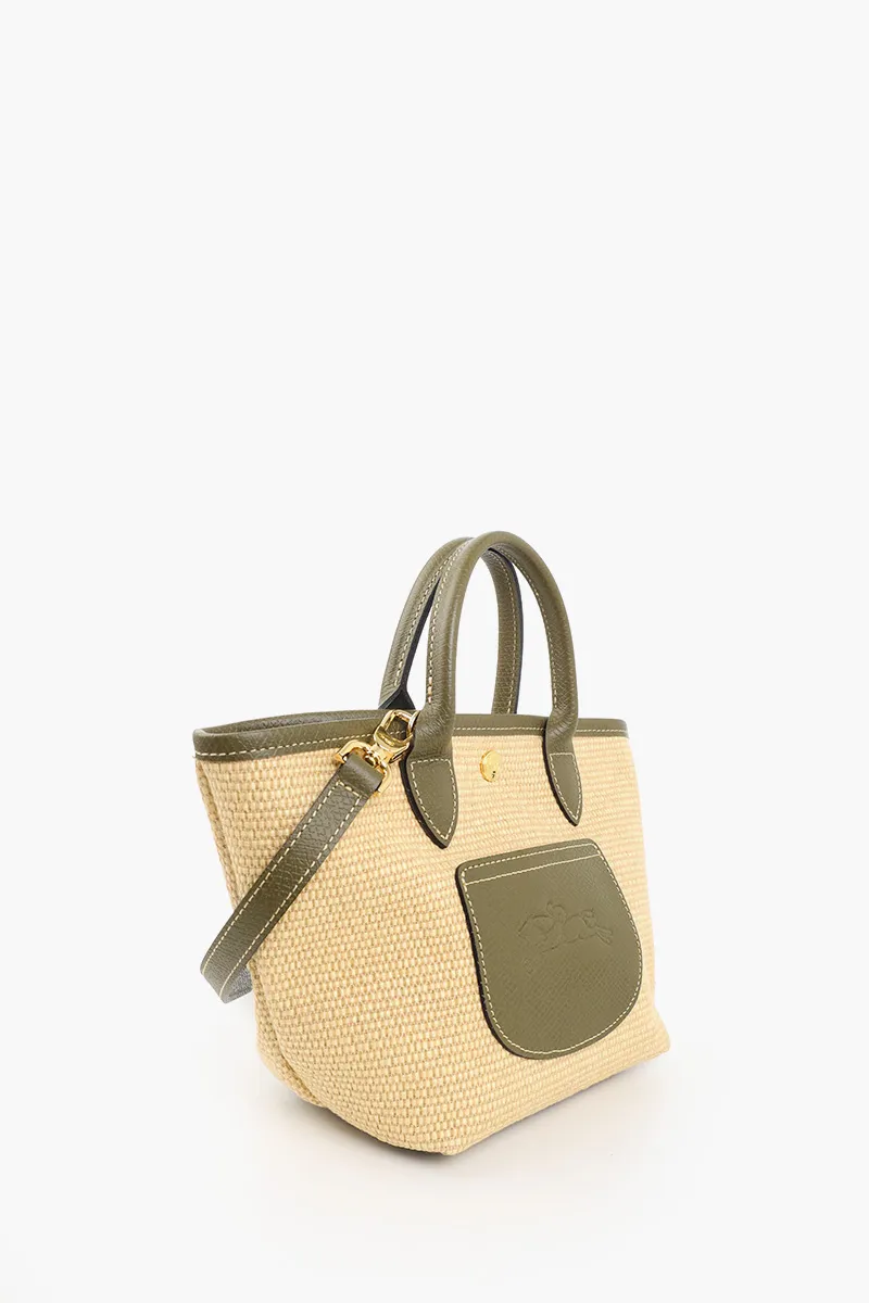 LONGCHAMP XS Le Pliage Collection Basket Bag in Arthicoke 1