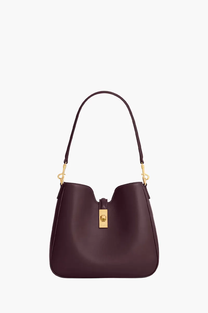 CELINE Small Camille 16 Soft Bag in Deep Burgundy Smooth Calfskin 0