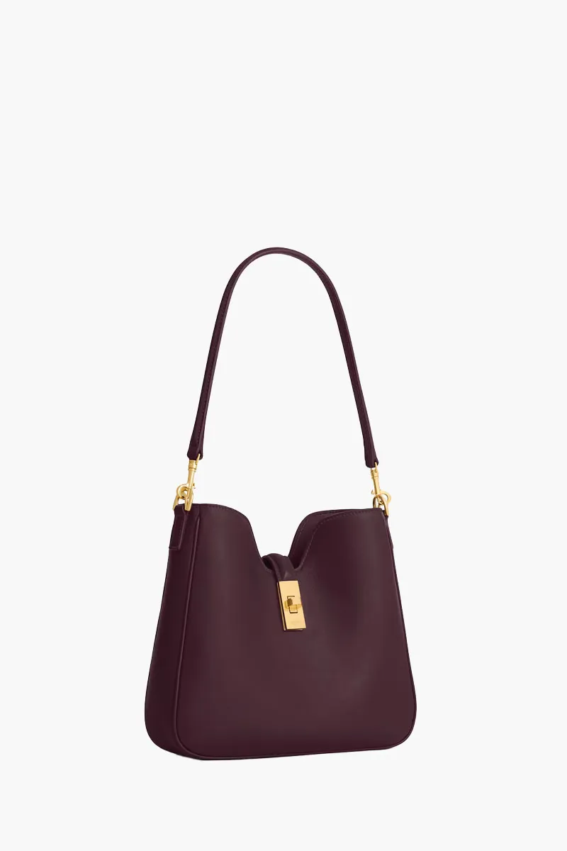 CELINE Small Camille 16 Soft Bag in Deep Burgundy Smooth Calfskin 1