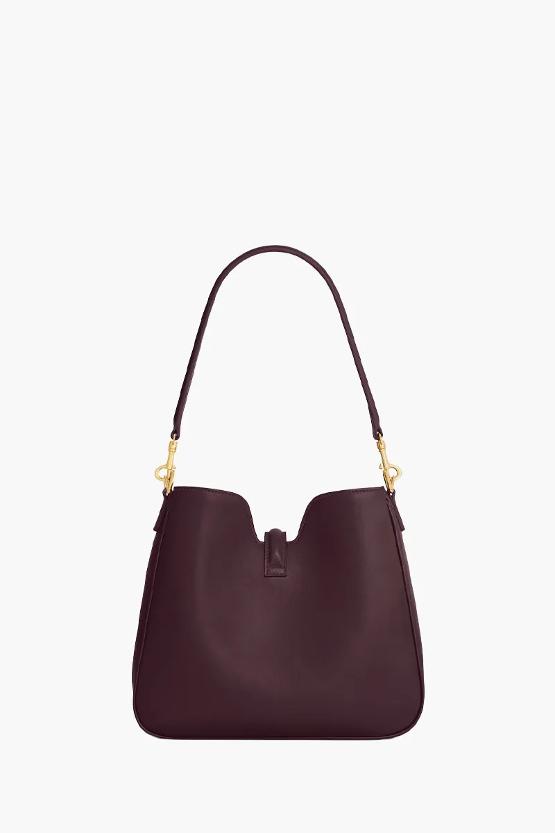 CELINE Small Camille 16 Soft Bag in Deep Burgundy Smooth Calfskin 2