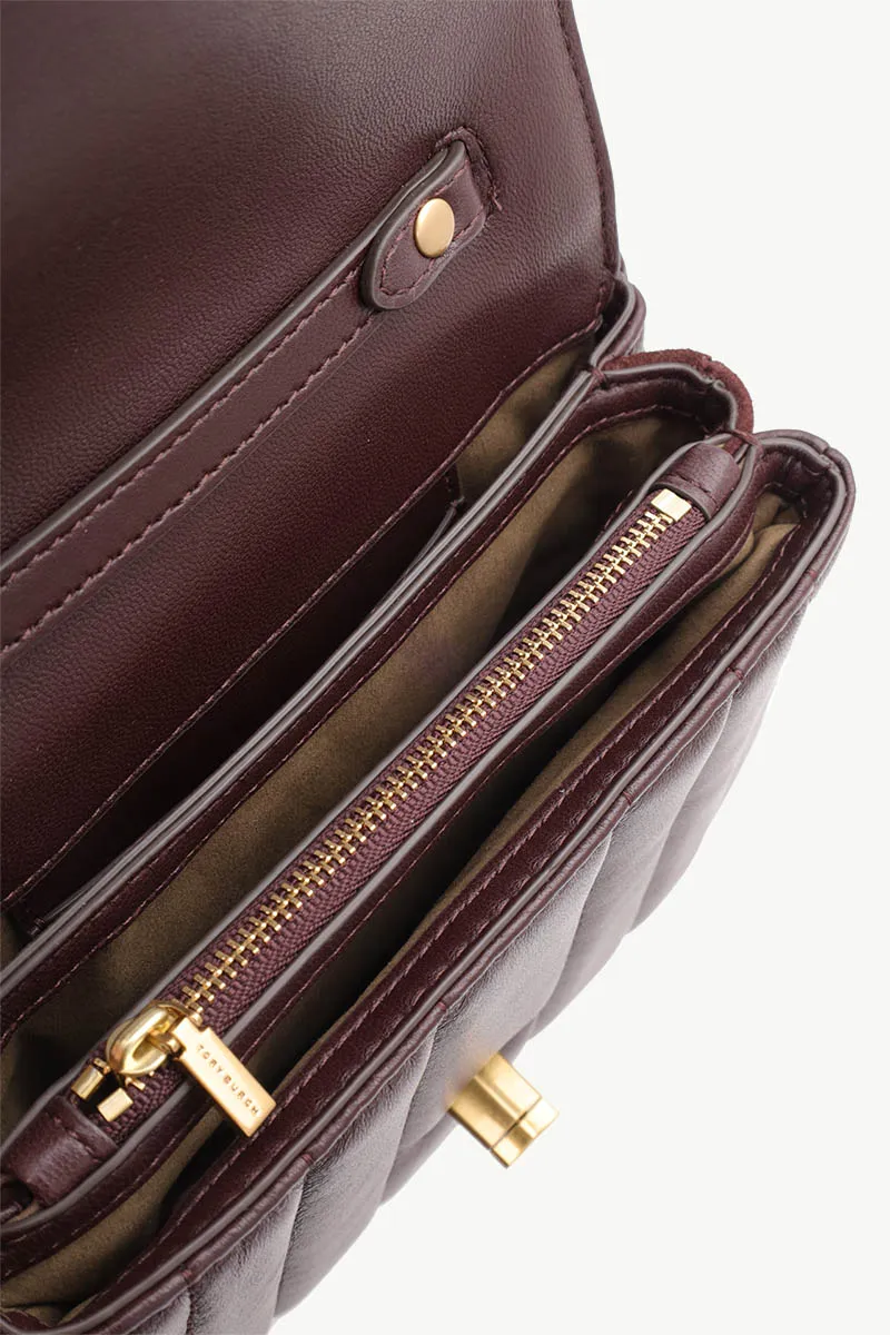 TORY BURCH Kira Square Crossbody in Tempranillo 3
