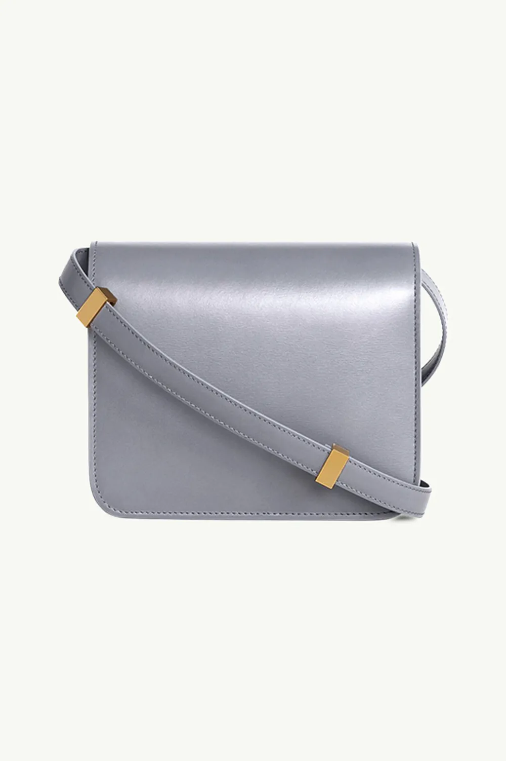 CELINE Teen Classic Box Shoulder Bag in Light Charcoal GHW 1