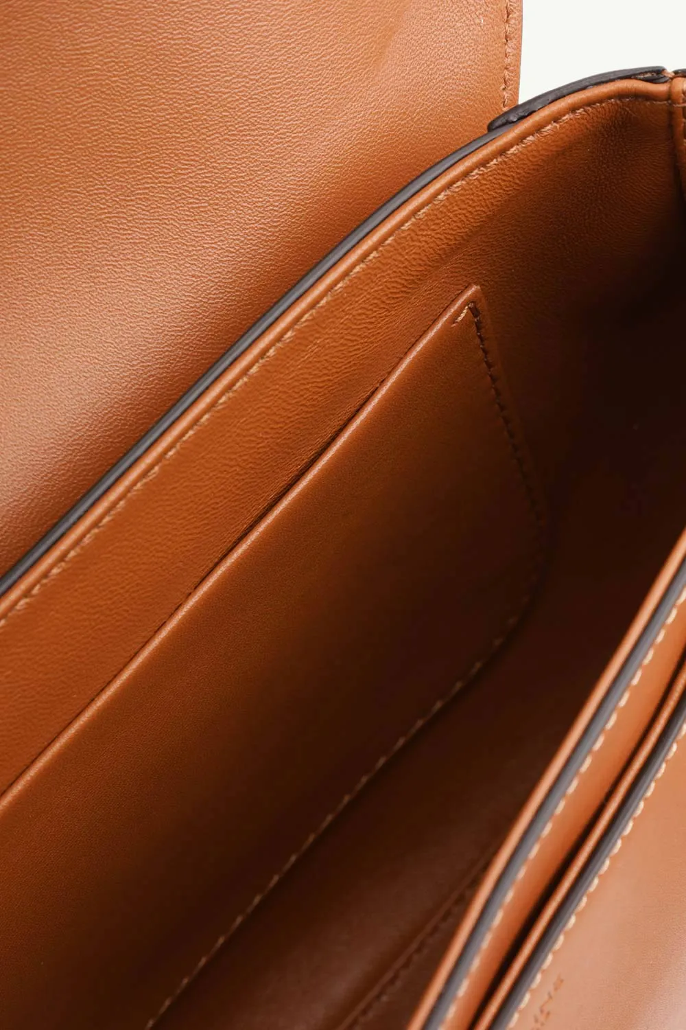 CELINE Medium Besace 16 Shoulder Bag in Tan Smooth 3
