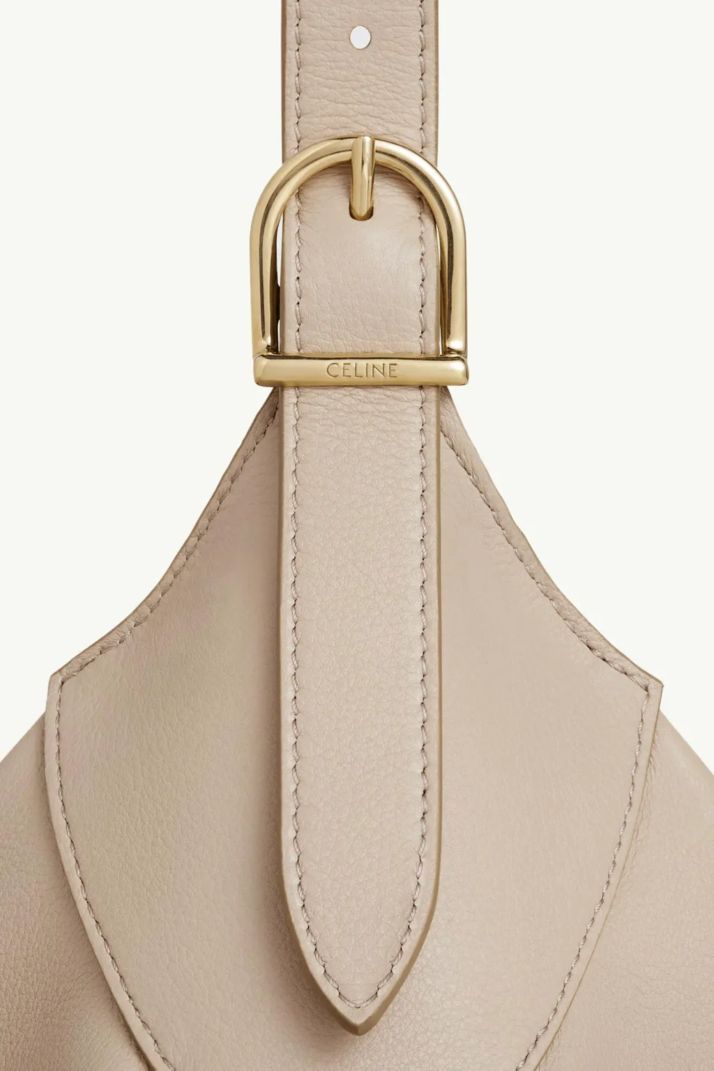 CELINE Medium Romy Shoulder Bag in Safari Supple Calfskin 4