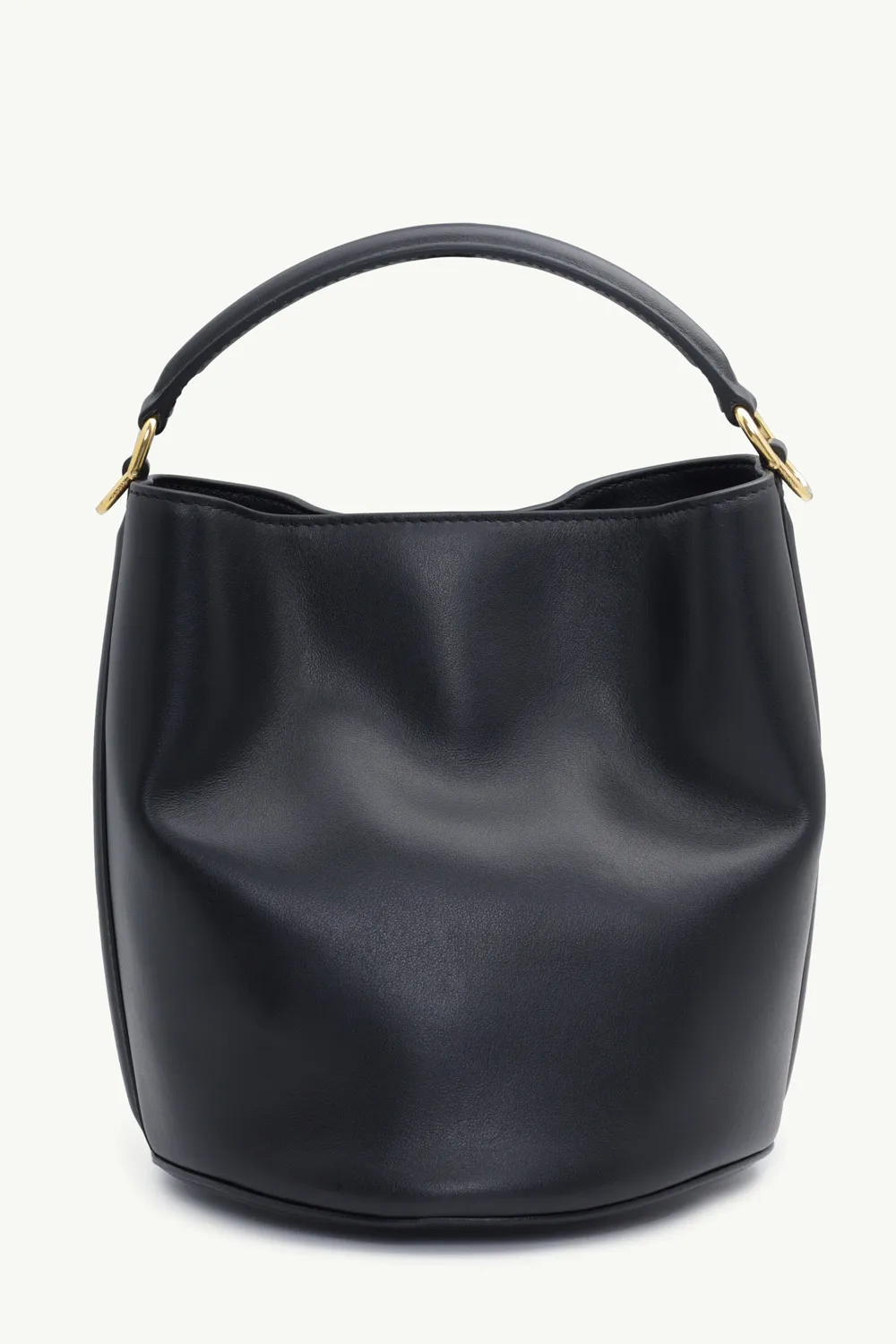 CELINE Teen Bucket 16 in Black Smooth Calfskin with Shoulder Strap 1