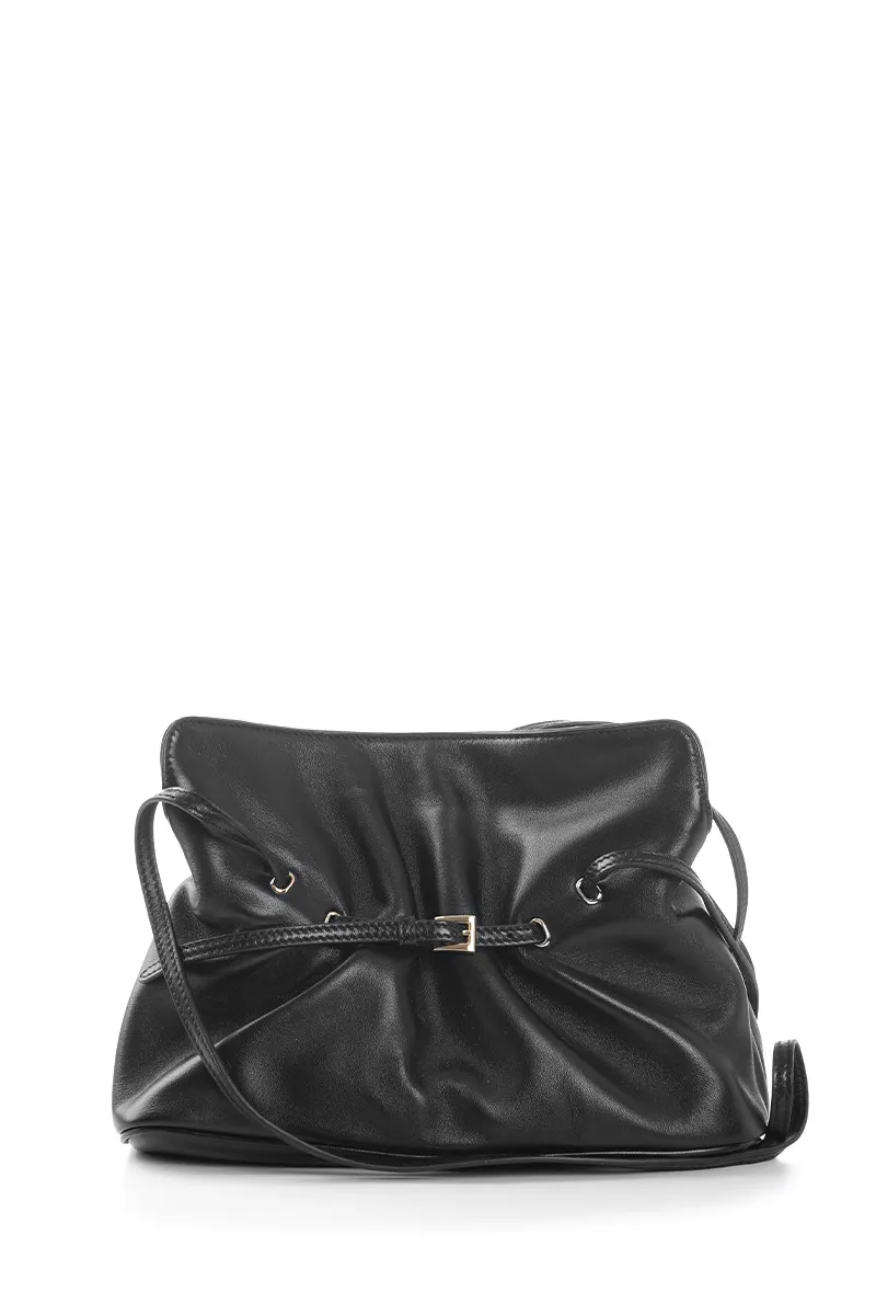 PRADA Small Dada Shoulder Bag in Black Nappa Leather 2