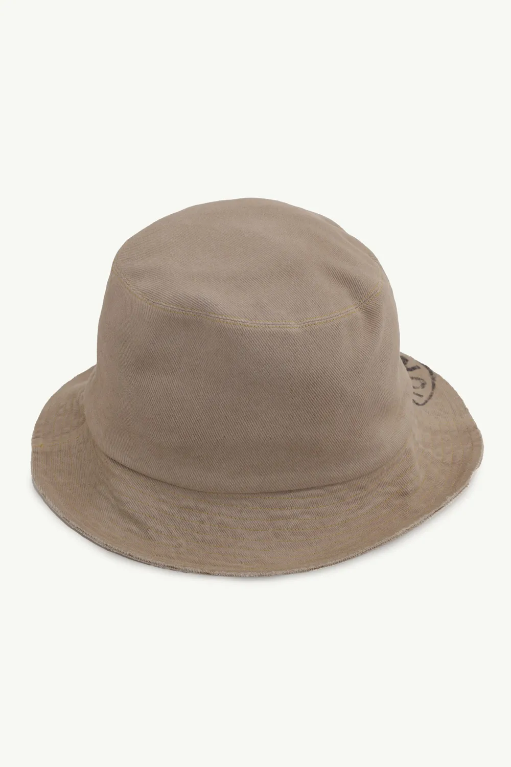 CHRISTIAN DIOR Dior Union Small Brim Bucket Hat in Beige Washed-Effect Cotton 1