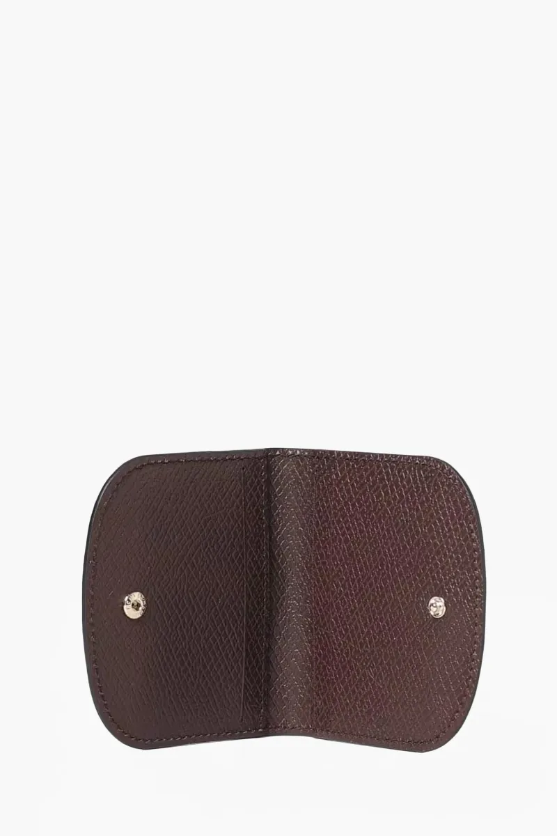LONGCHAMP Epure Card Holder in Mocha Leather 1
