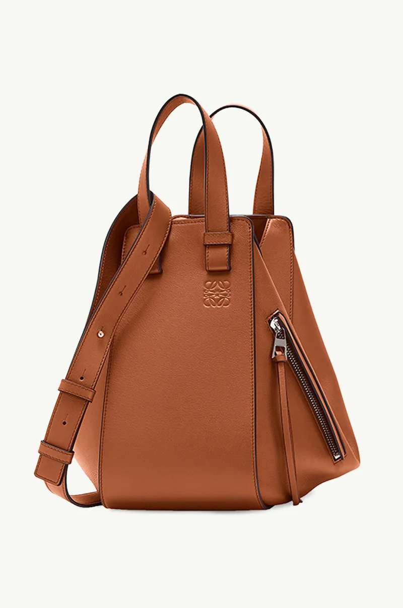 LOEWE Small Hammock Bag in Tan  0