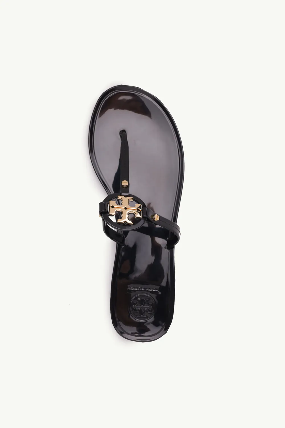 TORY BURCH Mini Miller Thong Sandals in Black 3