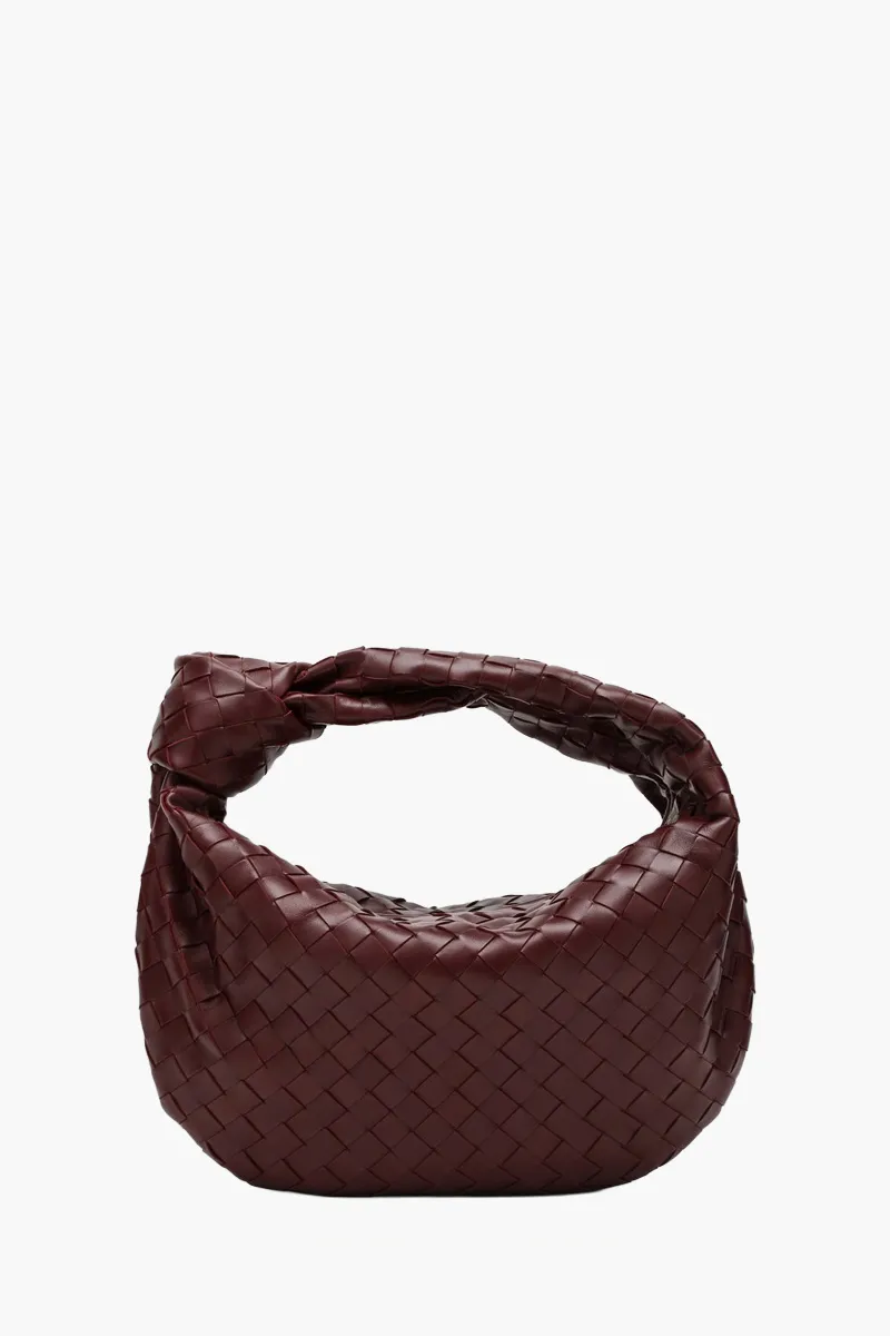 BOTTEGA VENETA Teen BV Jodie Shoulder Bag in Barolo 0