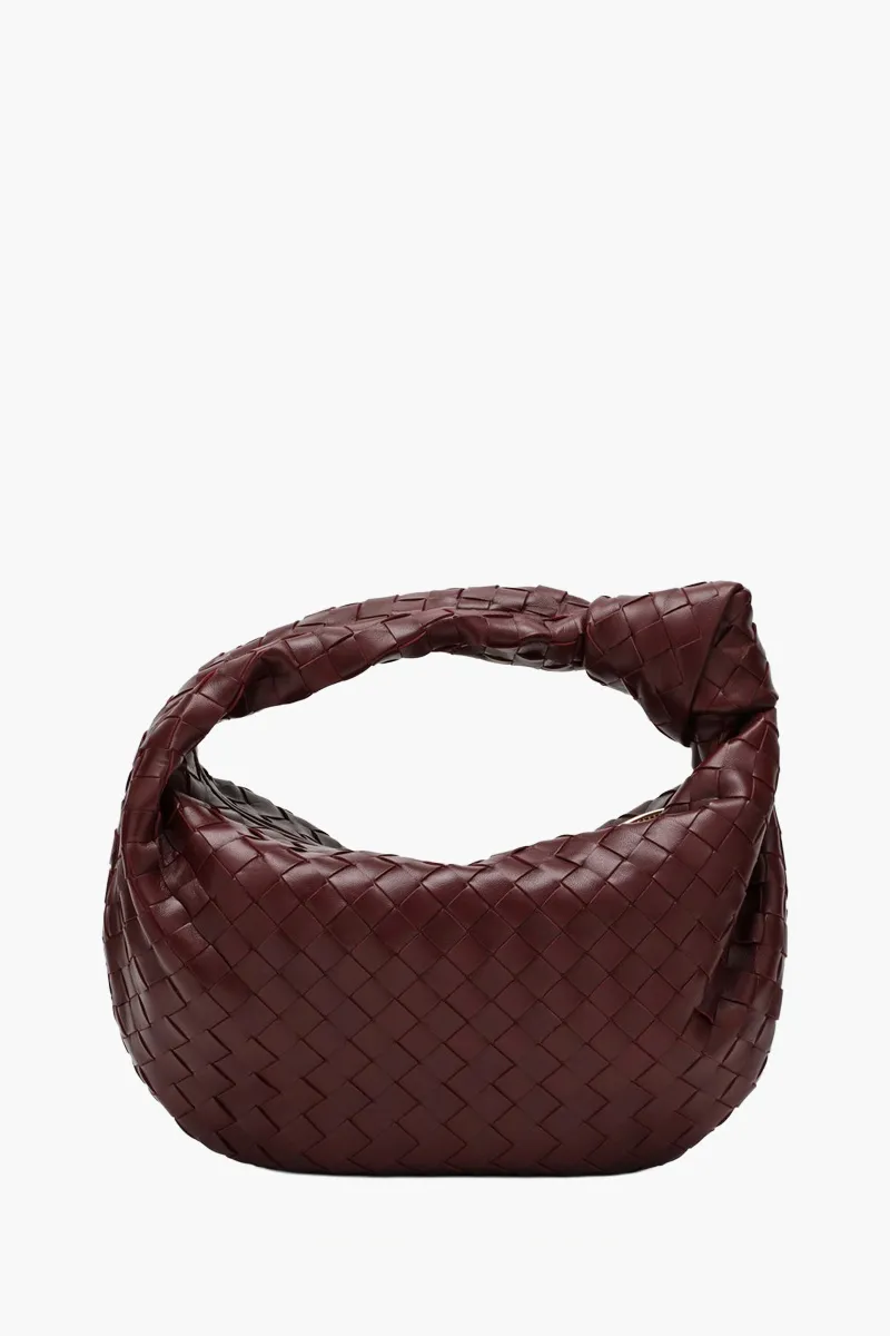 BOTTEGA VENETA Teen BV Jodie Shoulder Bag in Barolo 1
