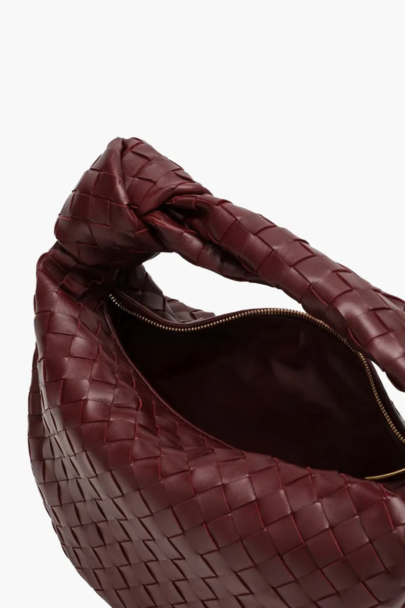 BOTTEGA VENETA Teen BV Jodie Shoulder Bag in Barolo 2
