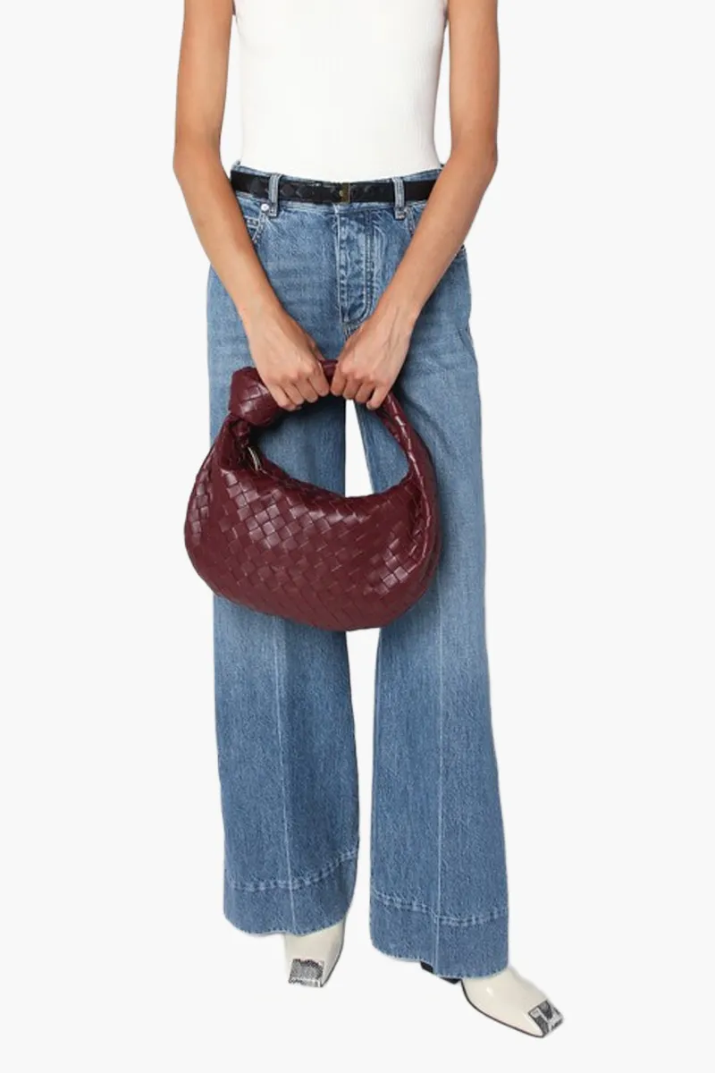 BOTTEGA VENETA Teen BV Jodie Shoulder Bag in Barolo 3