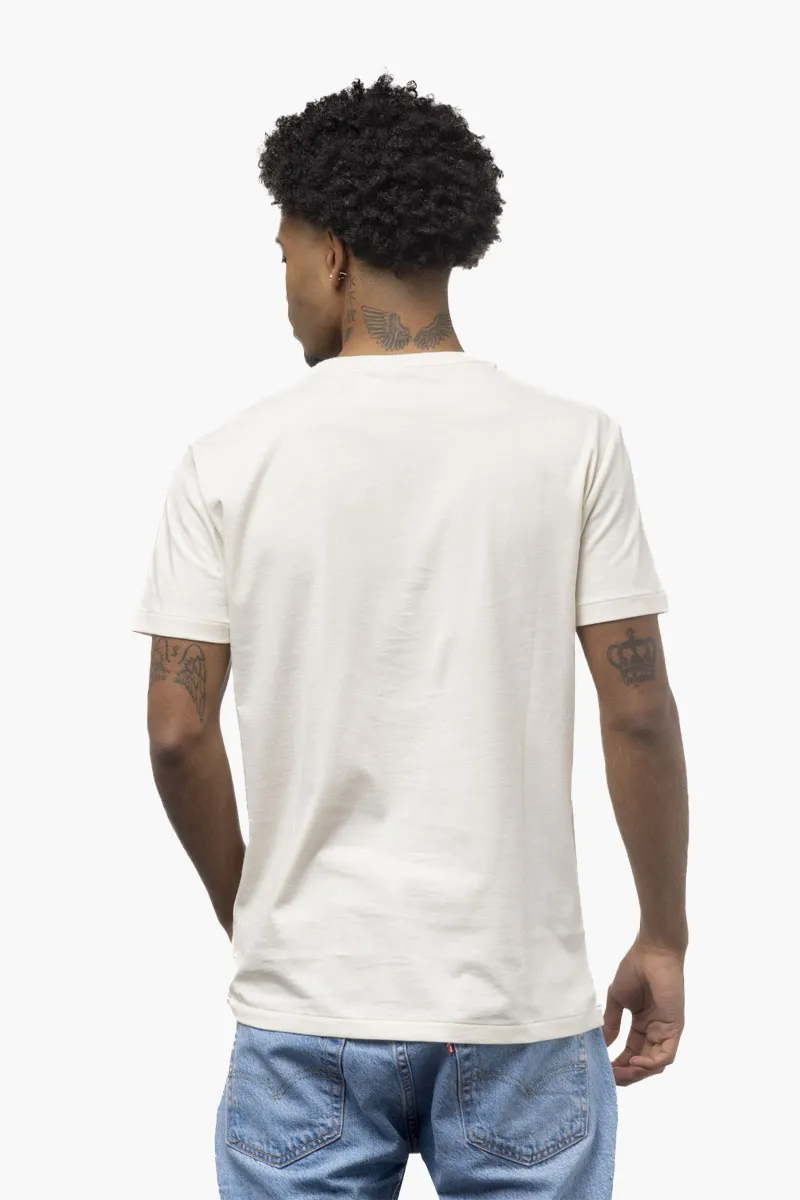 POLO RALPH LAUREN Men Logo Slim Fit T-Shirt in Parchment Cream Cotton Jersey 2