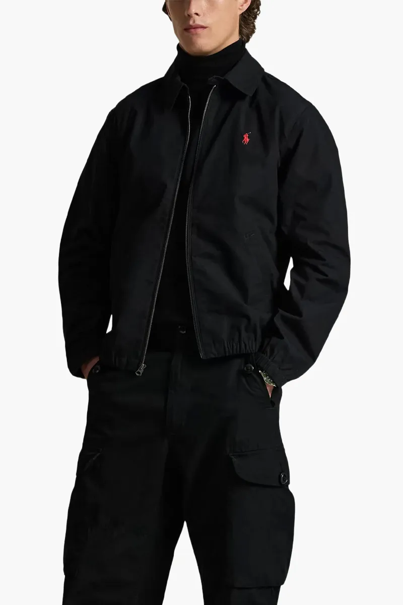 POLO RALPH LAUREN Men The Bayport Poplin Jacket in Polo Black Cotton 1