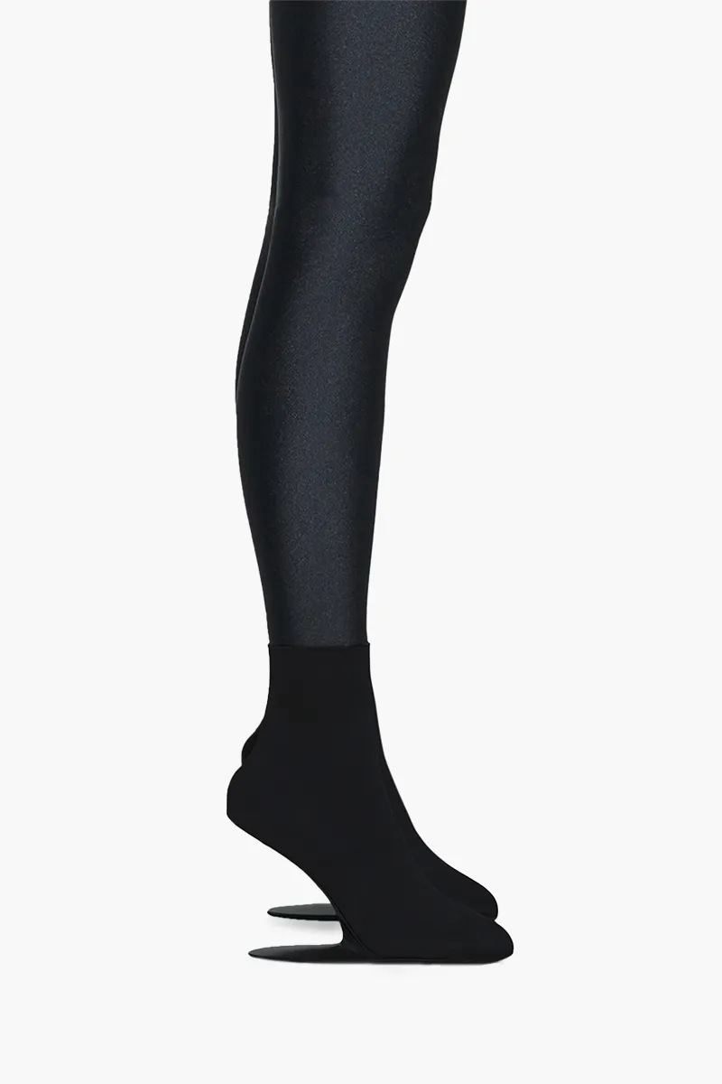 BALENCIAGA Women Stage Bootie 110mm in Black Knit 3