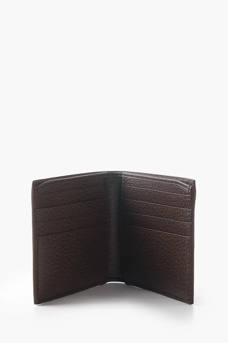 GUCCI GG Supreme Wallet in Beige/Ebony/Brown with GG Detail 3