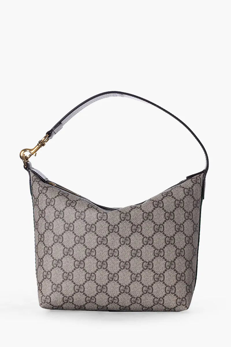 GUCCI Super Mini Ophidia Shoulder Bag in Beige  0