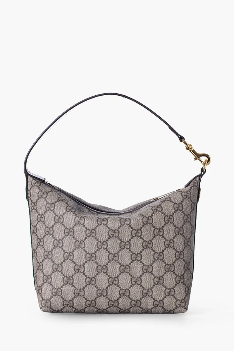 GUCCI Super Mini Ophidia Shoulder Bag in Beige  1
