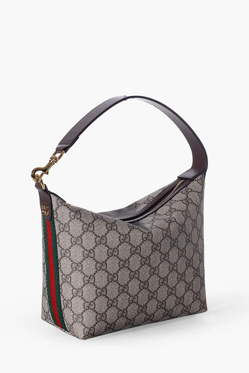 GUCCI Super Mini Ophidia Shoulder Bag in Beige  2