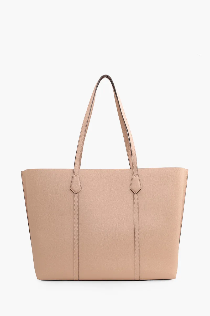 TORY BURCH Large Perry Triple Compartment Tote in Devon Sand 1