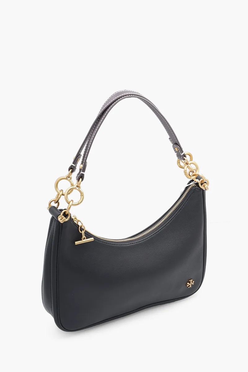 TORY BURCH 151 Mercer Crescent Shoulder Bag in Black Leather 2