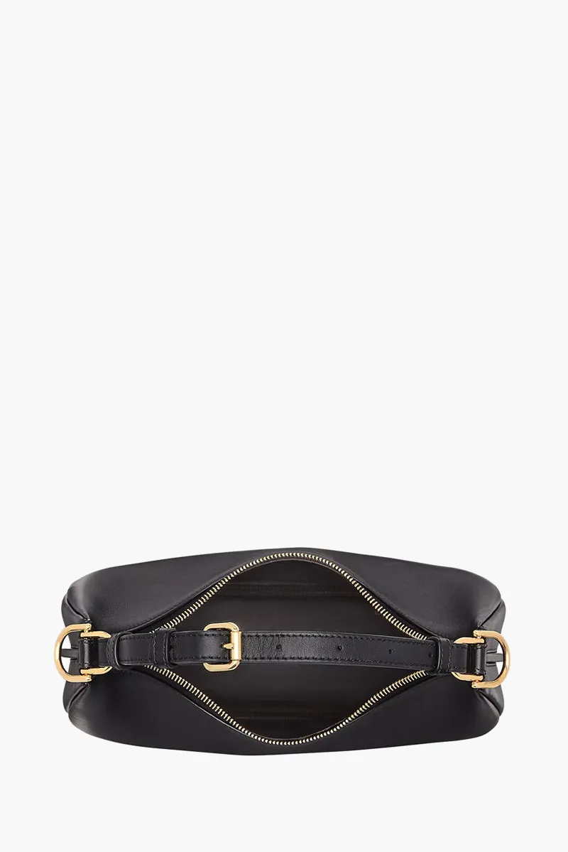 FENDI Small Fendigraphy Hobo Bag in Black Calf Leather 3