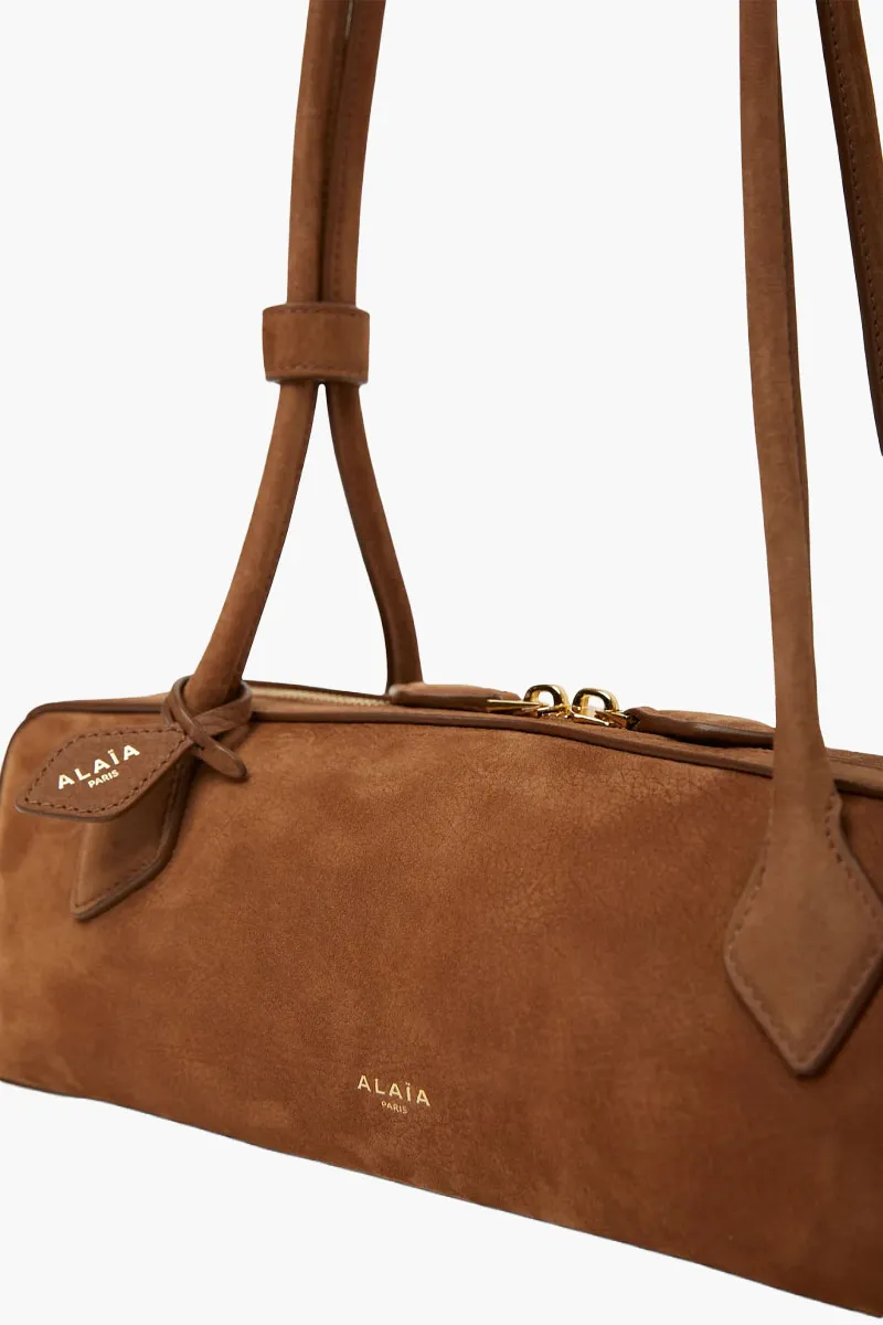 ALAIA Le Teckel Medium Bag in Brown Nubuck 3