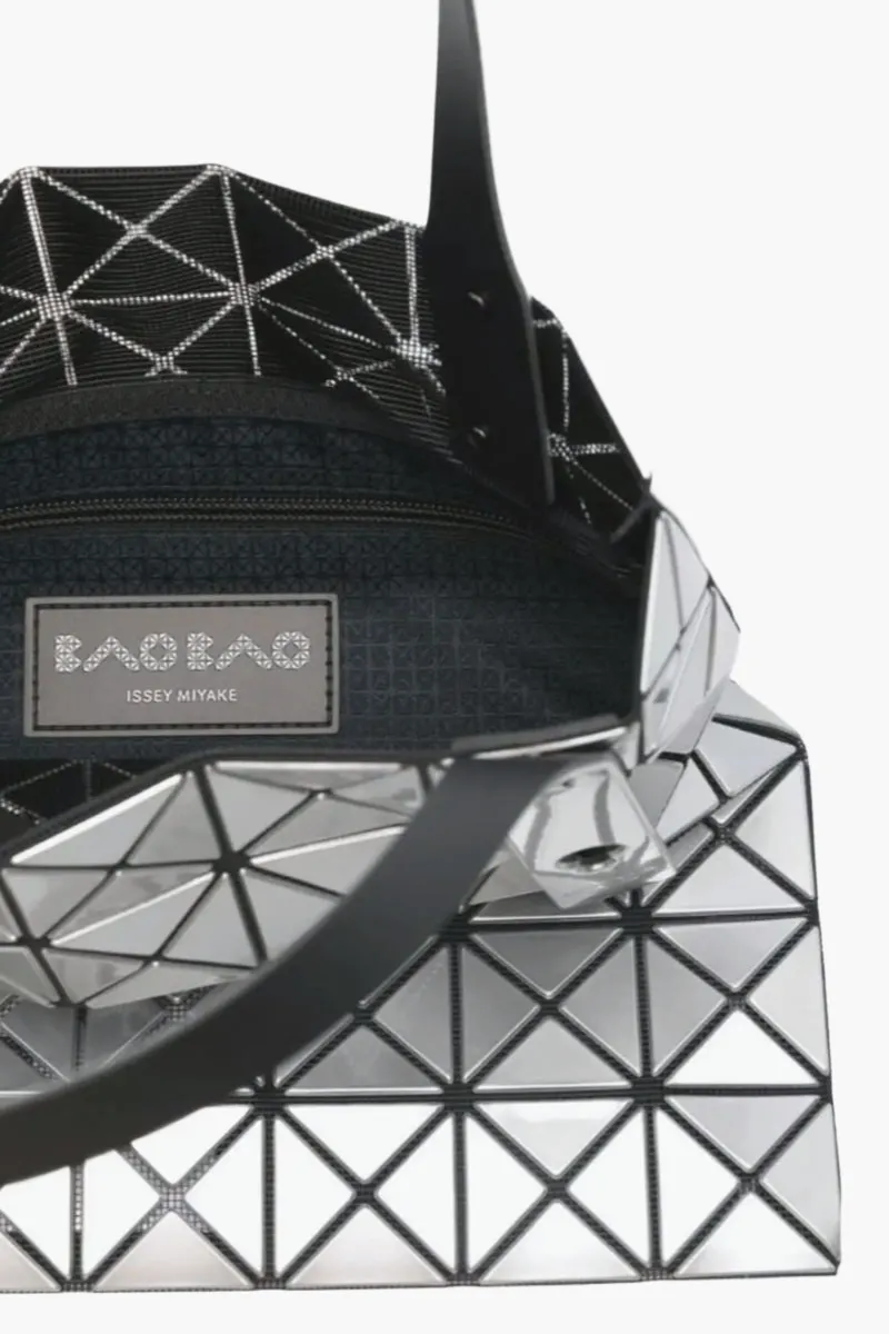 BAO BAO ISSEY MIYAKE Prism Tote Bag in Silver Metallic 3