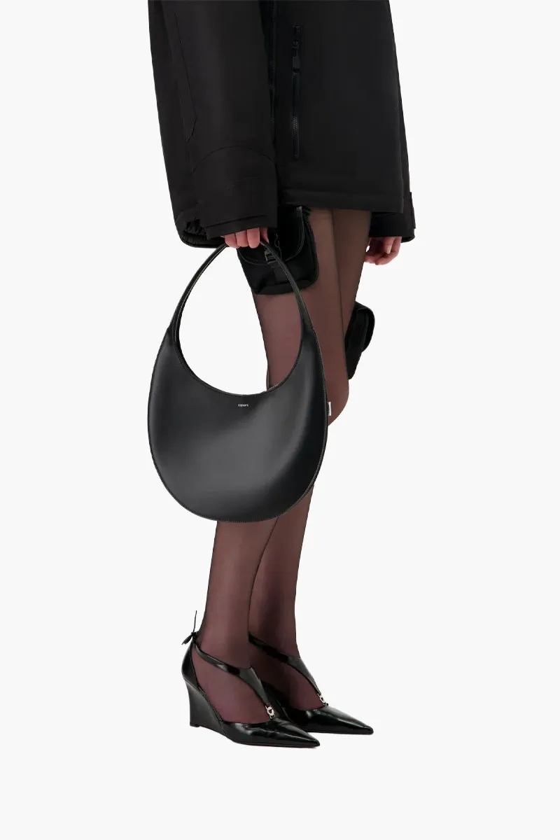 COPERNI Medium Soft Swipe Shoulder Bag in Black Leather 2