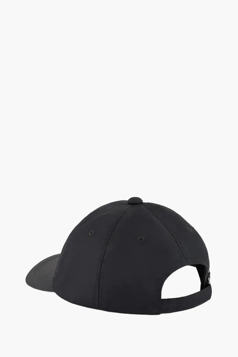 EMPORIO ARMANI Men ASV Eagle Plate Baseball Cap in Black Nylon 1