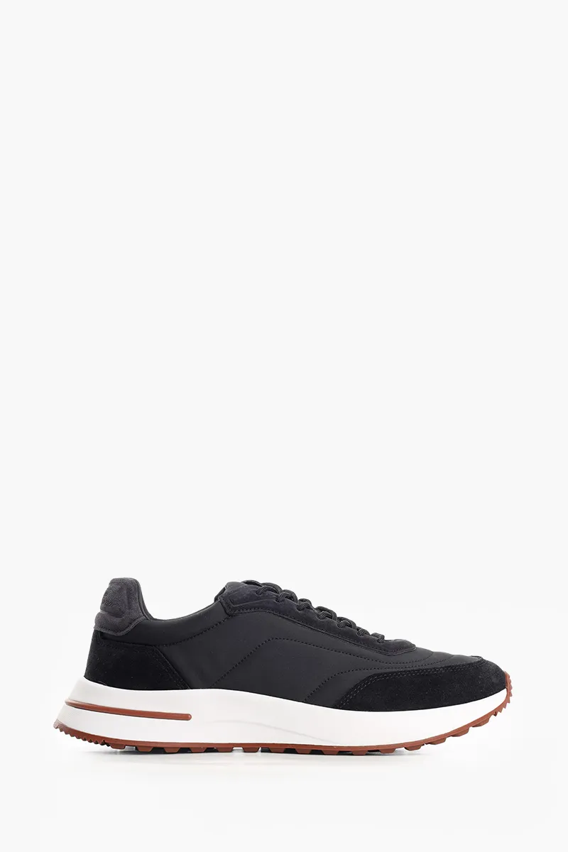 LORO PIANA Men Week and Walk Sneakers in Black 0