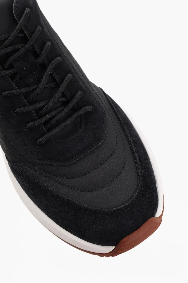LORO PIANA Men Week and Walk Sneakers in Black 3
