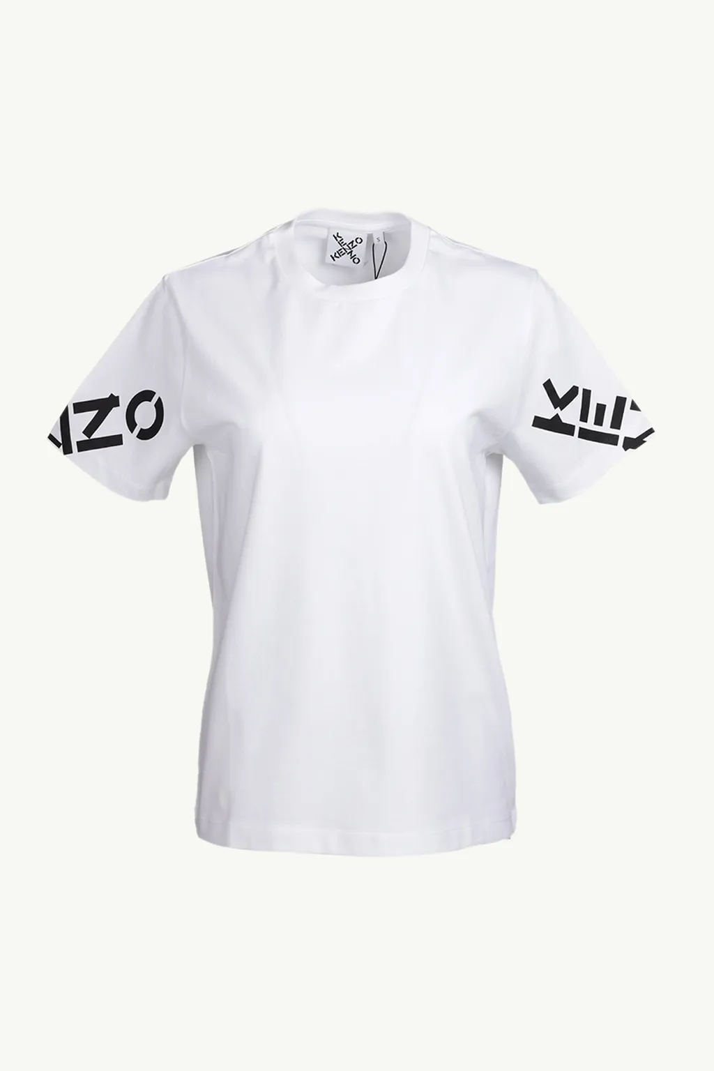 KENZO Women Sport 'Big X' on Sleeve Loose T-Shirt in White 0