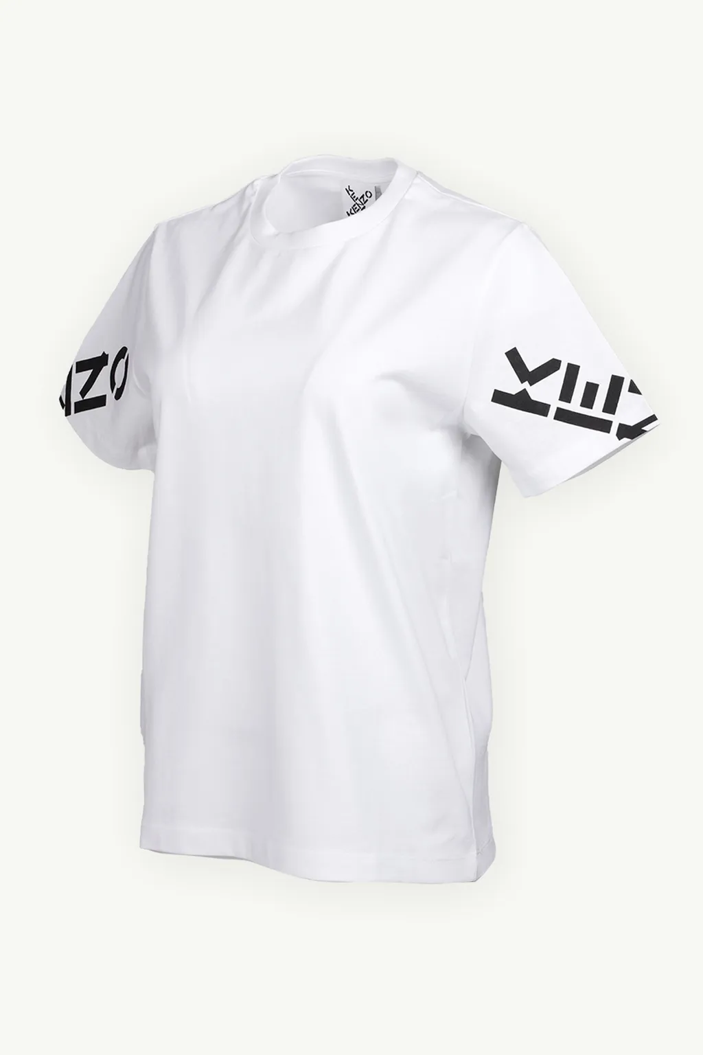 KENZO Women Sport 'Big X' on Sleeve Loose T-Shirt in White 2