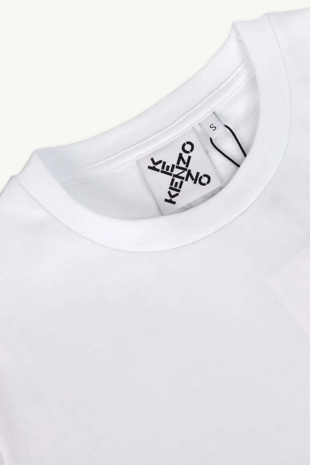 KENZO Women Sport 'Big X' on Sleeve Loose T-Shirt in White 3