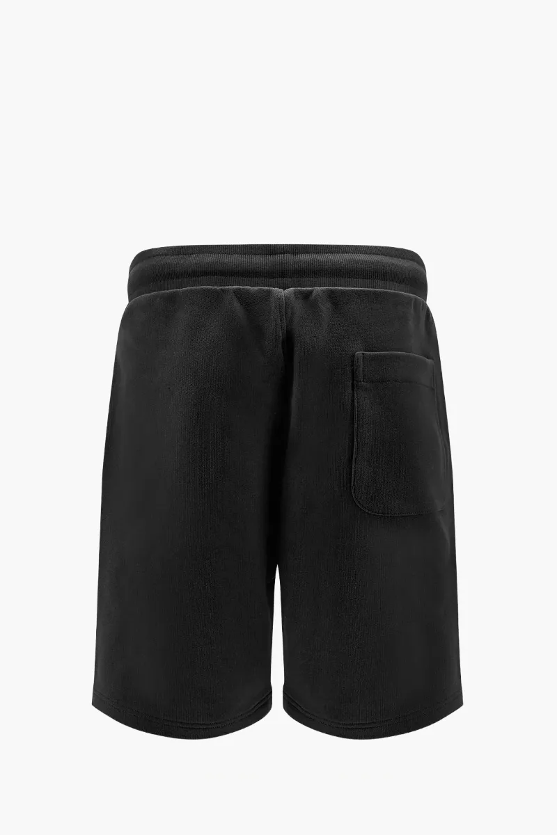 AMI Paris Jogging Shorts in Black Cotton 1