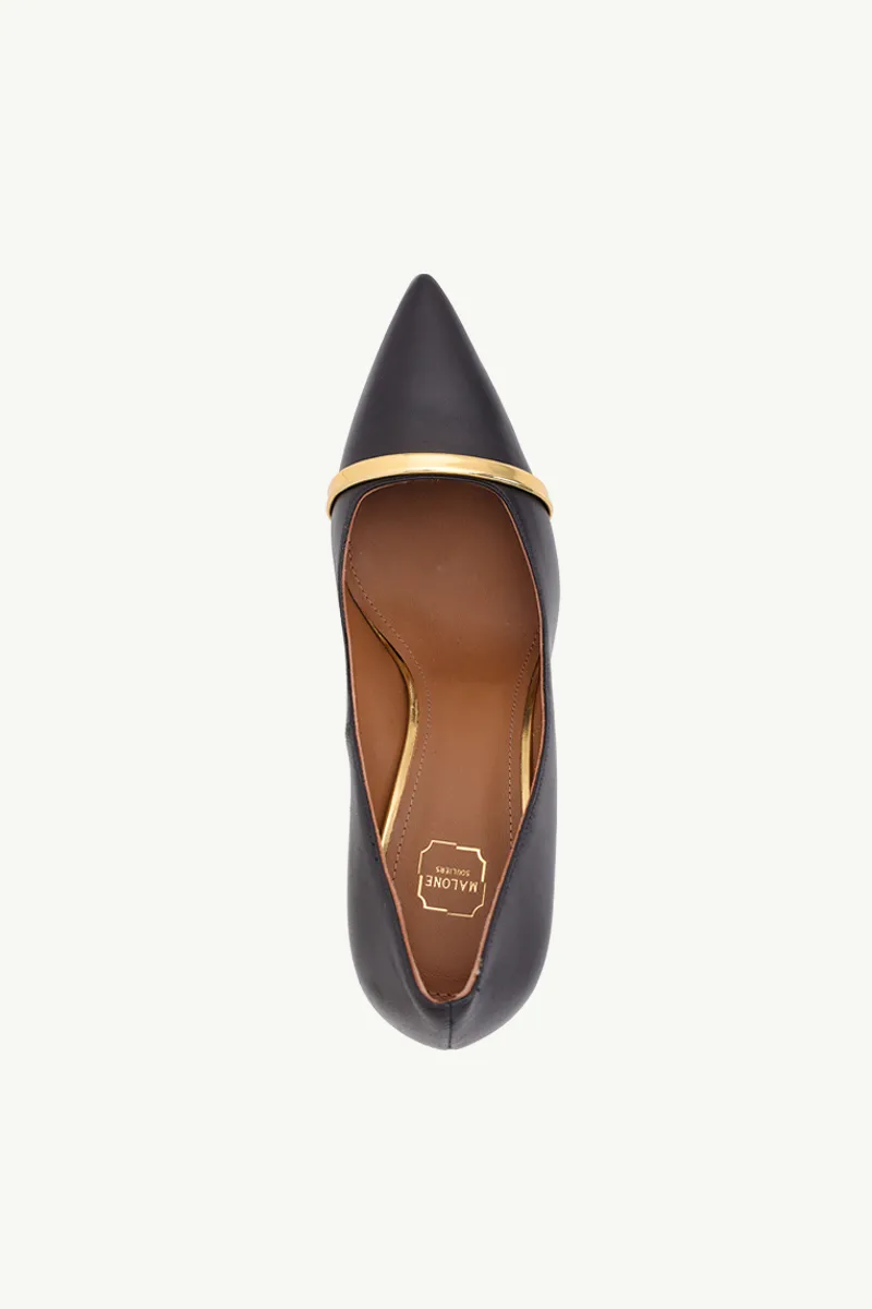 MALONE SOULIERS Karlie Pumps 90mm in Black/Gold 3