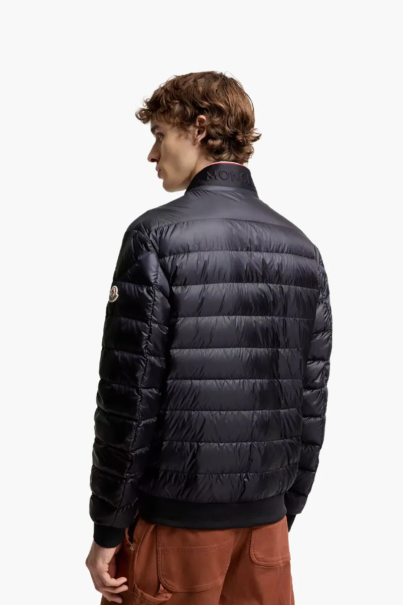 MONCLER Men Rigel Short Down Jacket in Blue Nyon 2