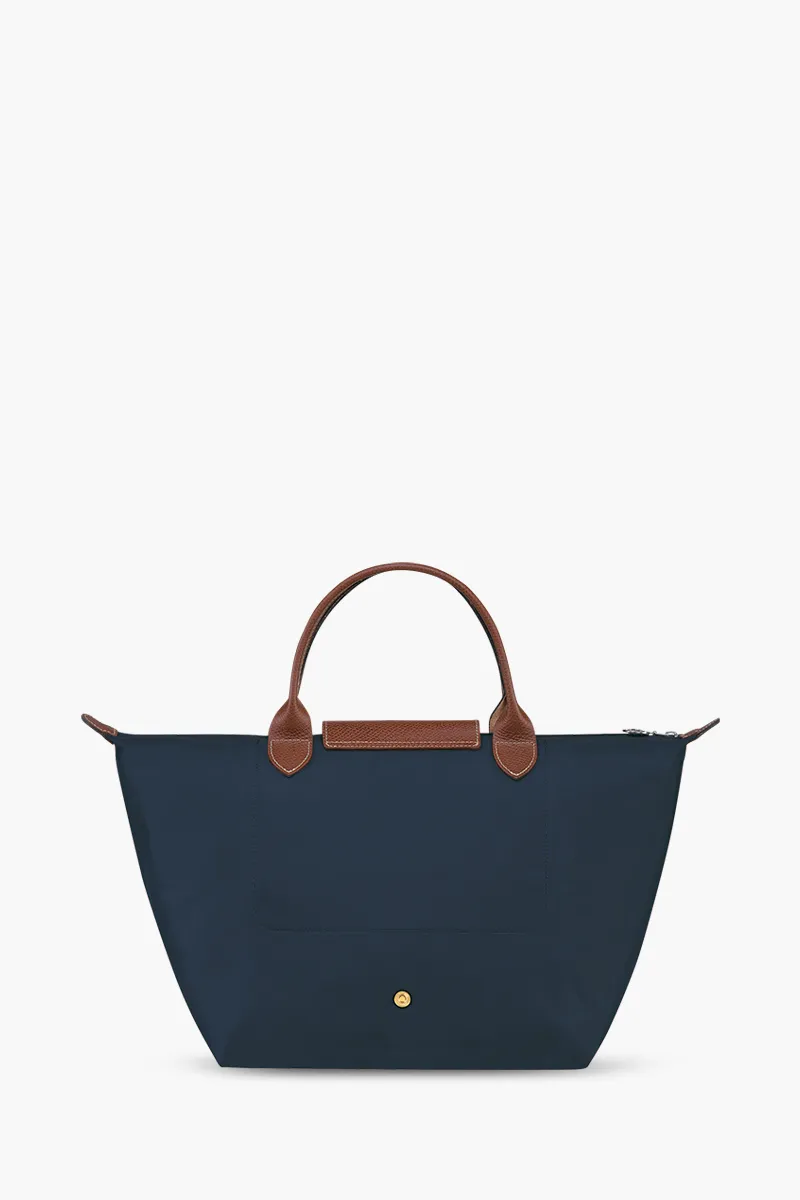 LONGCHAMP Medium Le Pliage Top Handle Bag in Marine 1