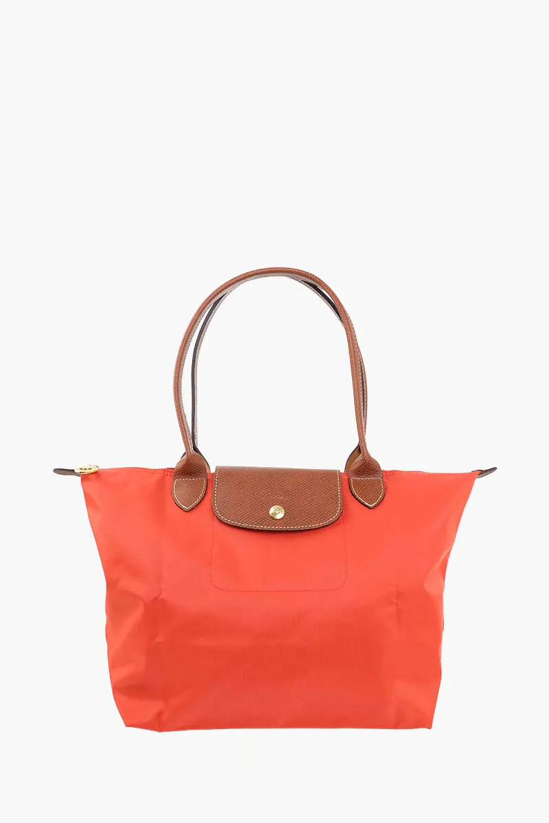 LONGCHAMP Medium Le Pliage Tote Bag in Tomato 0