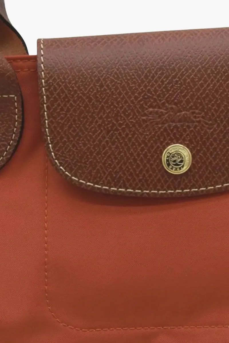 LONGCHAMP Medium Le Pliage Tote Bag in Brick 2