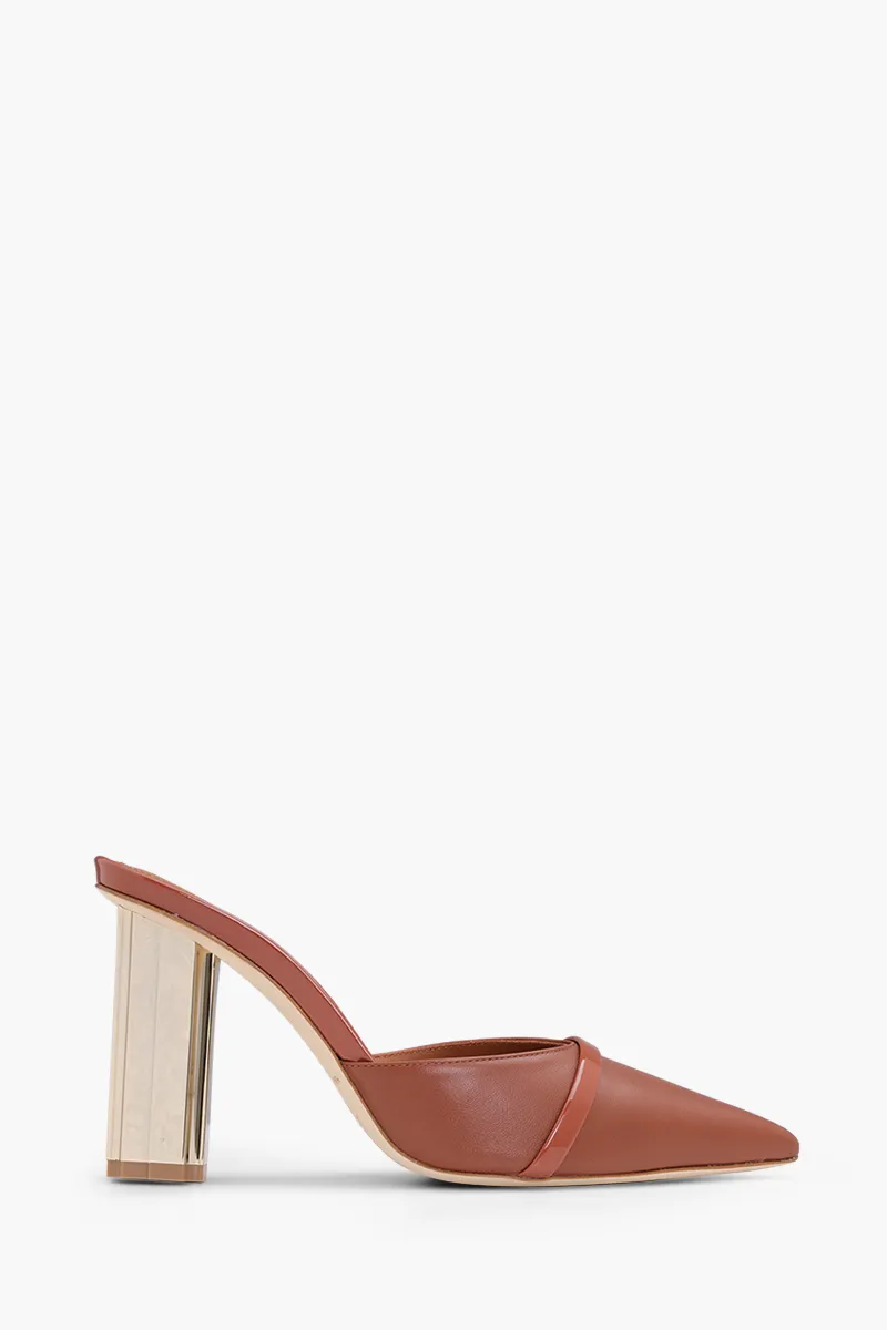 MALONE SOULIERS Lexi Mules 90mm in Mustang/Mustang 0
