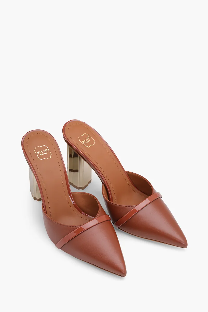 MALONE SOULIERS Lexi Mules 90mm in Mustang/Mustang 1