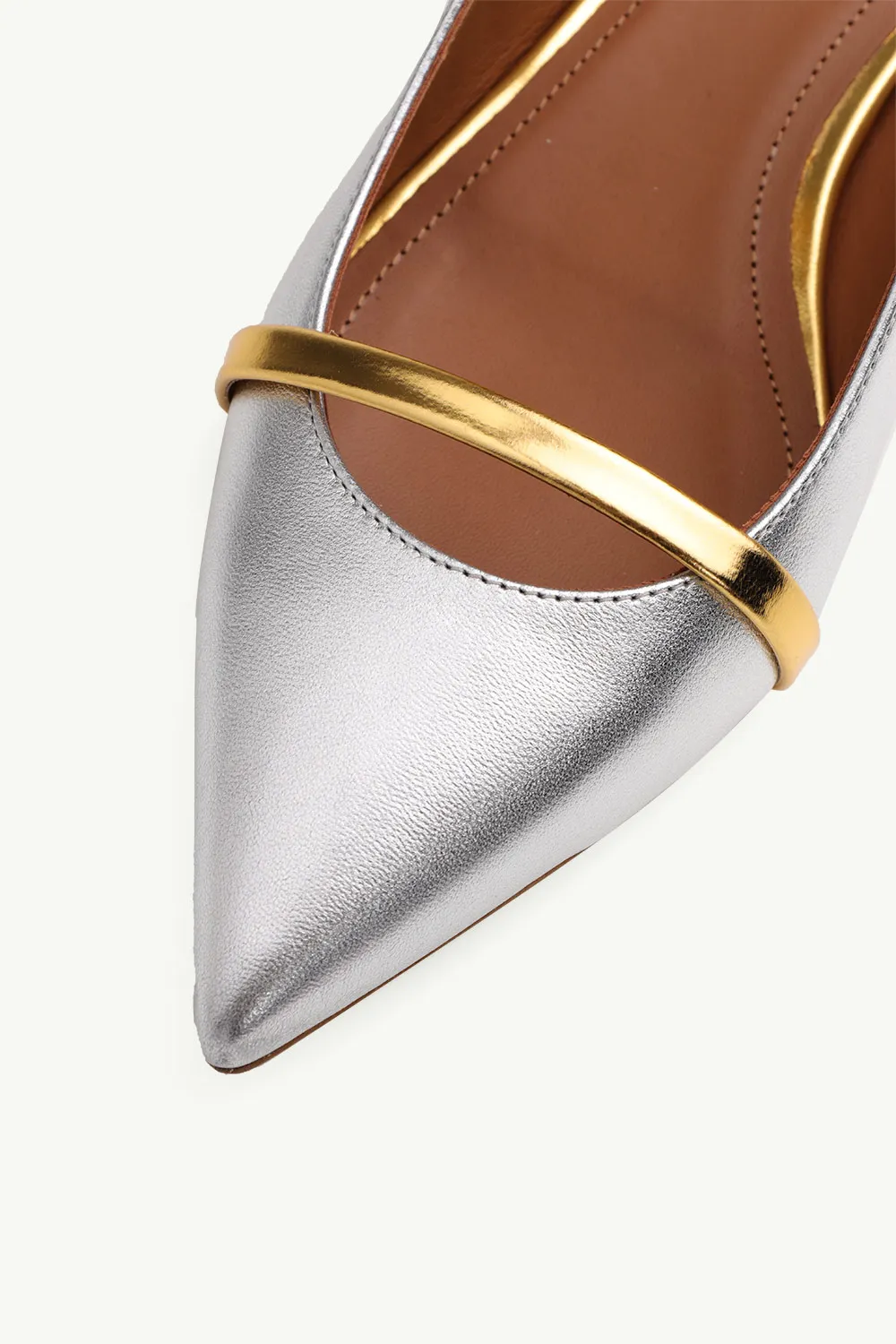 MALONE SOULIERS Maureen Mules in Silver/Gold 4