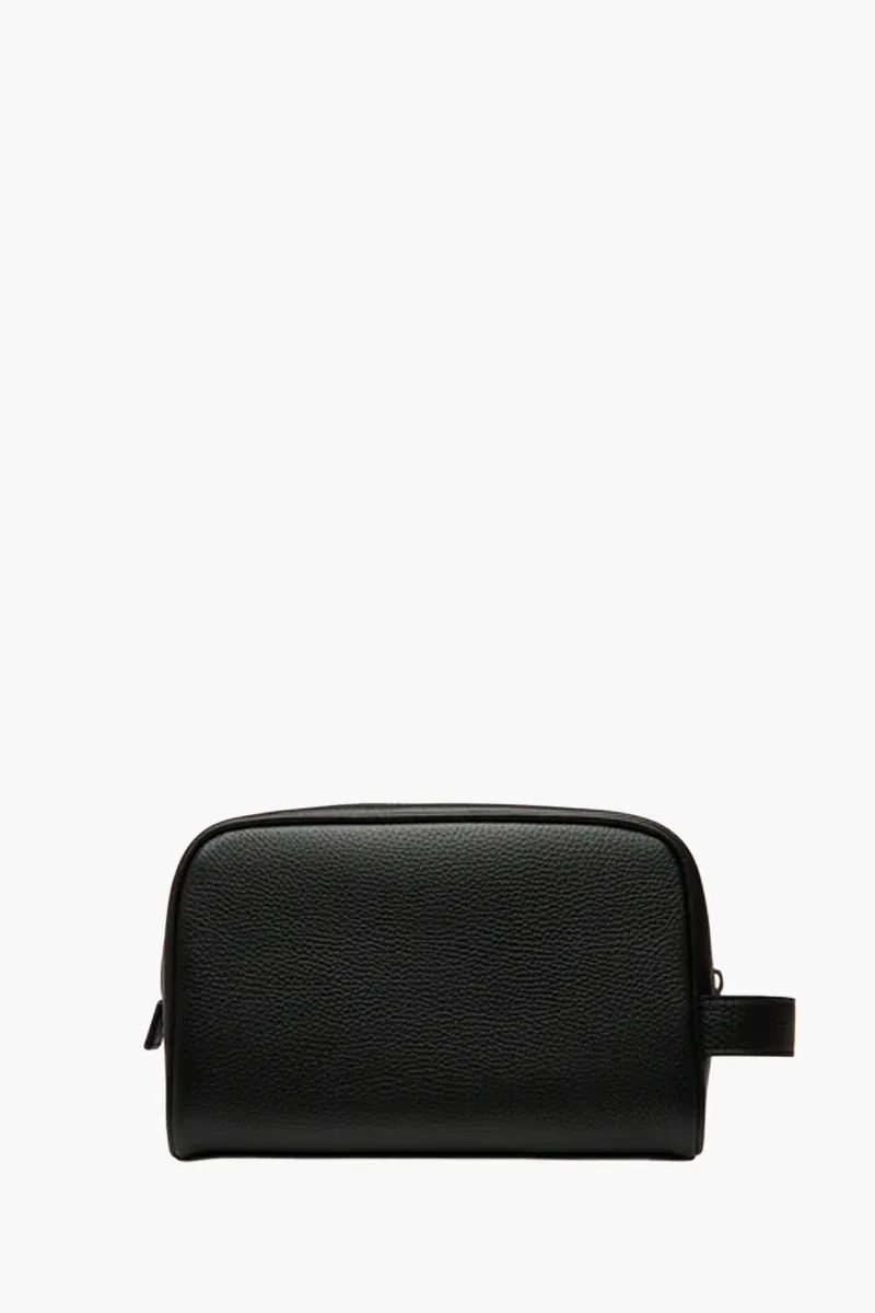 BALLY Ribbon Washbag in Black Leather 1