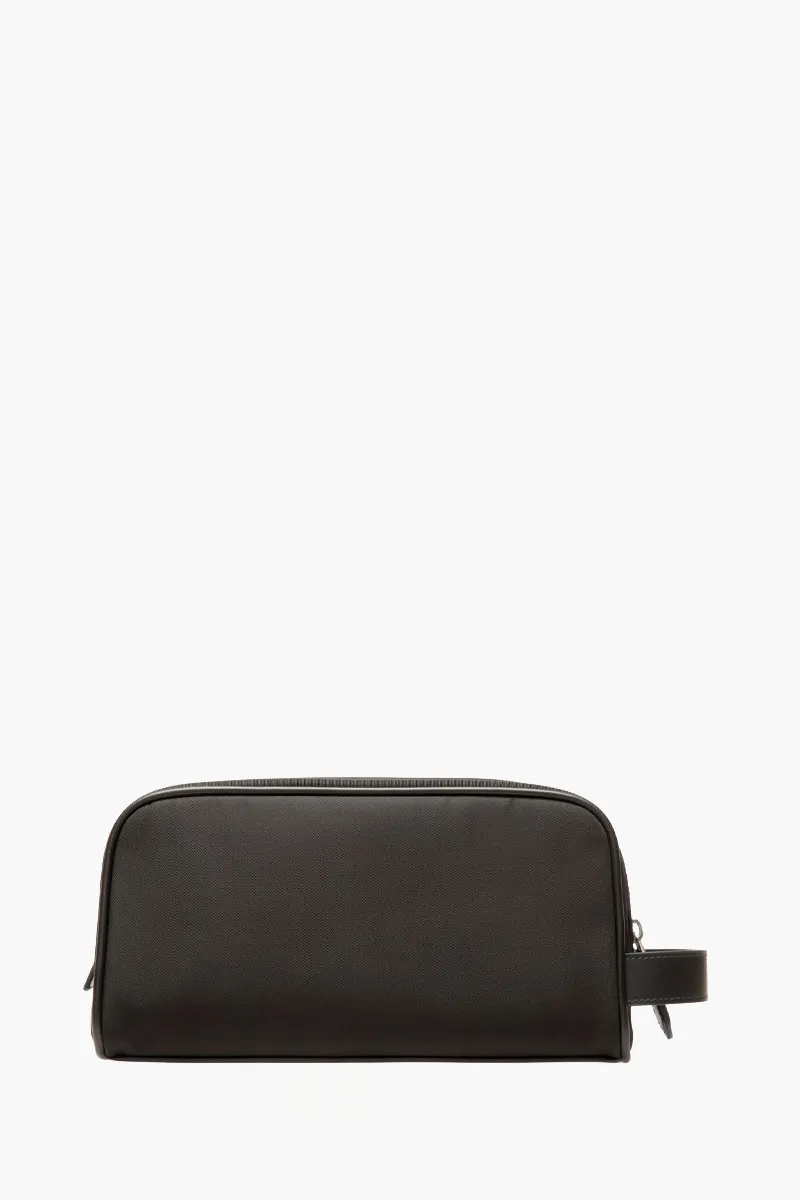BALLY Code Washbag in Black/Red/White Nylon with Ribbon 1